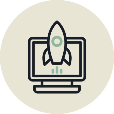 seo modern simgesinin vektör illüstrasyonu