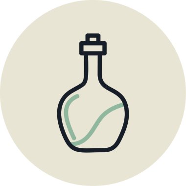 Bir ampul simgesinin vektör illüstrasyonu