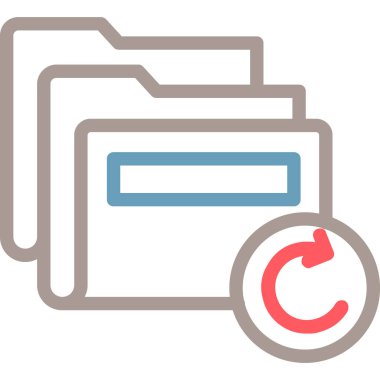 dizin web simgesi, basit vektör illüstrasyonu