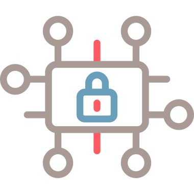 ikon vektör illüstrasyonunu kilitle