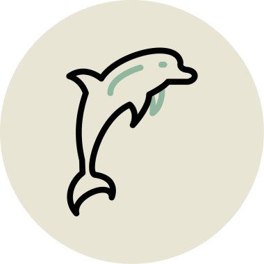 Bir balinanın vektör çizimi