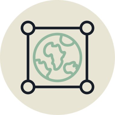 genel ağ vektör illüstrasyonu