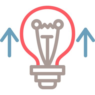 Bir fikrim var. Web simgesi basit illüstrasyon