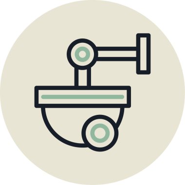 CCTV simge vektör çizim