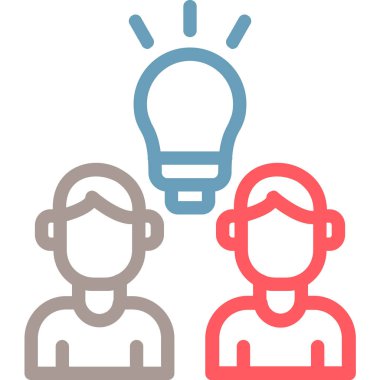 iş konsepti ikon vektör illüstrasyonu