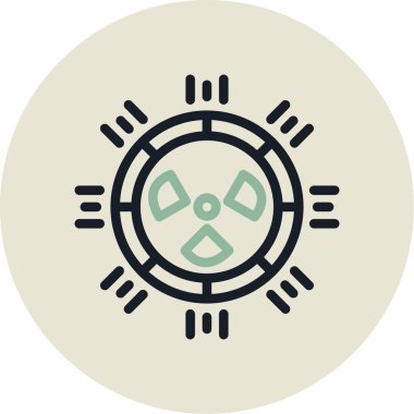 pusula simgesi, vektör illüstrasyonu