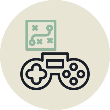 Modern simgenin vektör illüstrasyonu