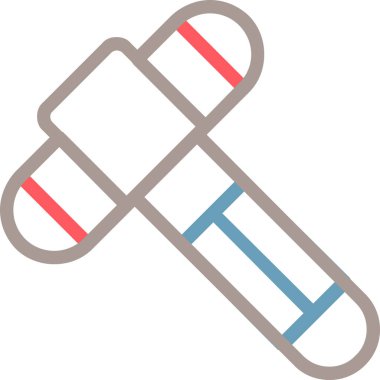 Termometre. Web simgesi basit illüstrasyon