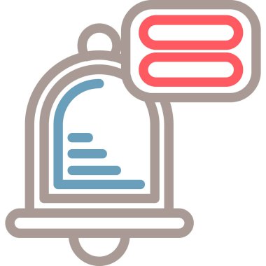 Posta kutusu. Web simgesi basit illüstrasyon