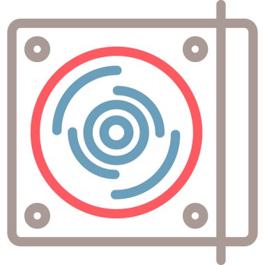 Hedef. Web simgesi basit illüstrasyon