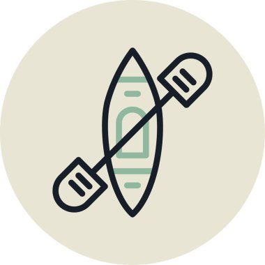 Çizgi film simgesinin vektör çizimi