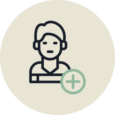 Vektör Adam Simgesi illüstrasyonu