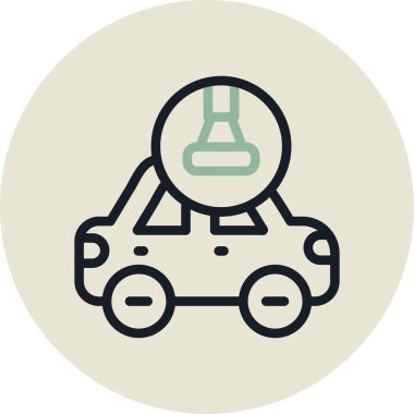 Oto yıkama vektör çizim