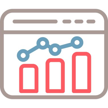 iş grafiği vektör illüstrasyonu