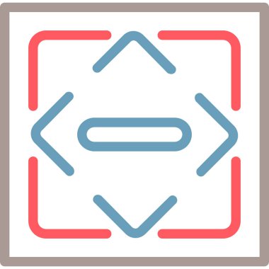 Ok. Web simgesi basit illüstrasyon