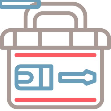 çanta bagaj simgesi taslak biçimi