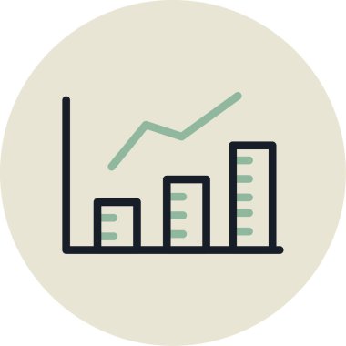 ticari grafik vektör simgesi