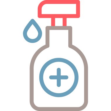 su şişesi simge vektör çizim