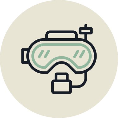 Miğfer. Web simgesi basit illüstrasyon