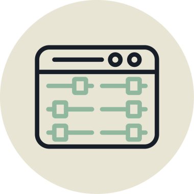 Modern eğitim ikonunun vektör illüstrasyonu