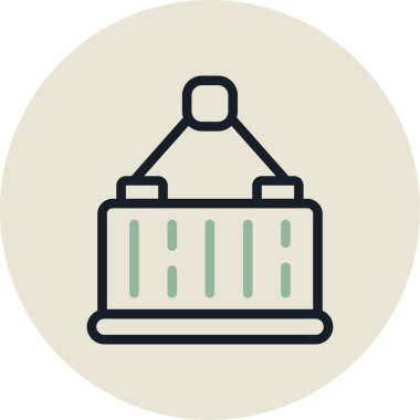 Alışveriş. Web simgesi basit illüstrasyon