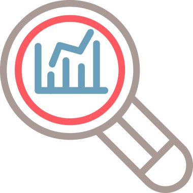 analiz simgesi, vektör illüstrasyonu