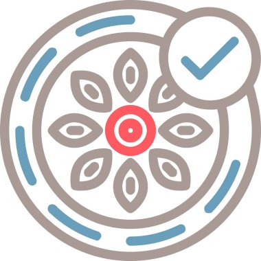 Çiçek. Web simgesi basit tasarım