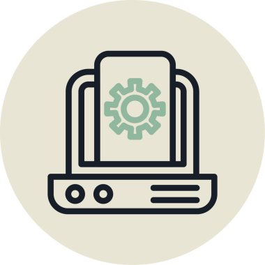 Web simgesi vektör illüstrasyonu