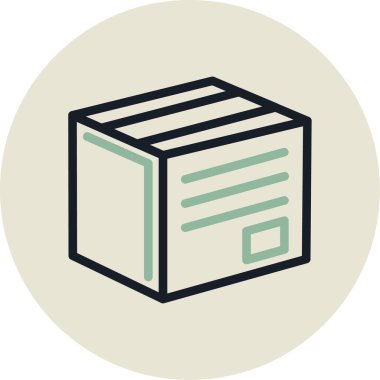 klasör simgesi. ince çizgi biçimi