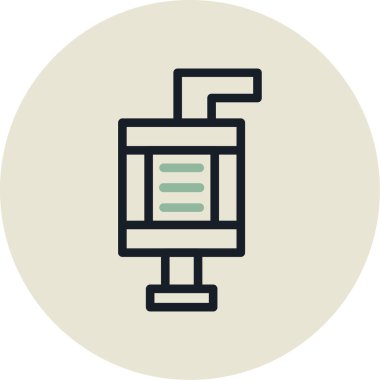 Modern eğitim ikonunun vektör illüstrasyonu