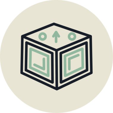 Modern b 'nin vektör illüstrasyonu eksik simgesi