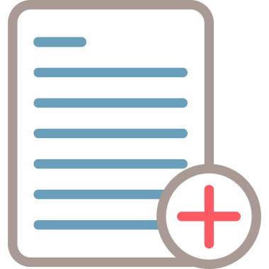 Vektör belgesi Simge illüstrasyonu