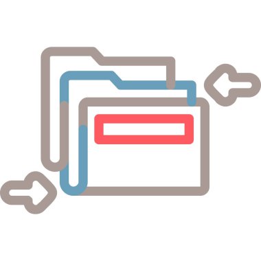 belge dosya vektör illüstrasyonu