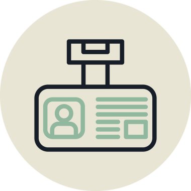 İş ve finans simgesinin vektör illüstrasyonu