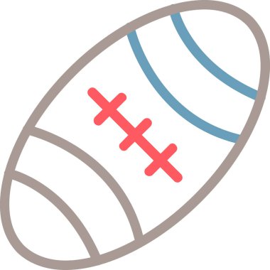 Ragbi topu. Basit tasarım