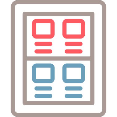 calculator web icon simple illustration