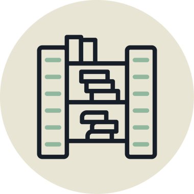 Kitap. Web simgesi basit illüstrasyon