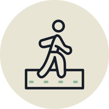 Tek bir simgenin vektör illüstrasyonu.