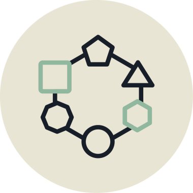 veri simgesi vektör illüstrasyonu