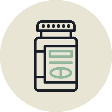 Moda tarzı izole edilmiş arka planda uyuşturucu simgesi