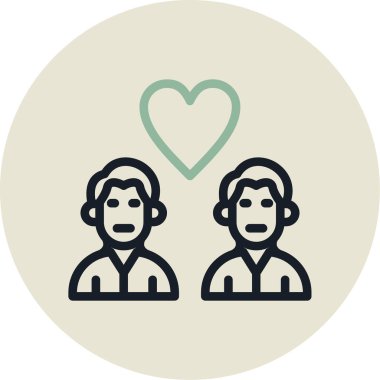 İnsan simgesinin vektör illüstrasyonu