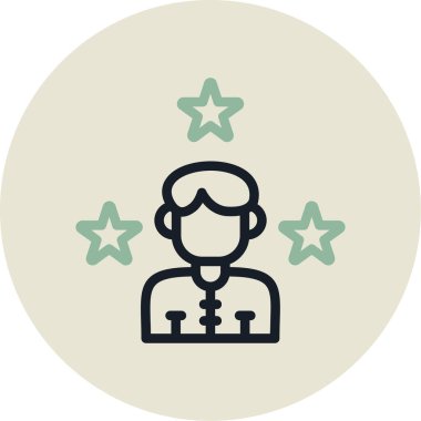 İş ve finans simgesinin vektör illüstrasyonu