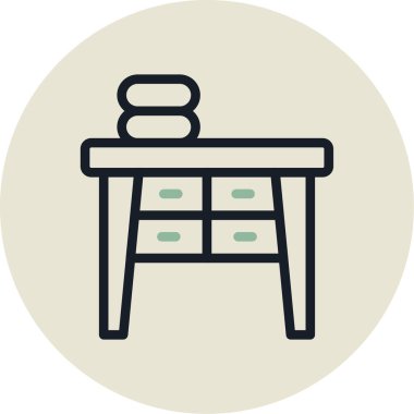 tablo simgesi vektör illüstrasyonu