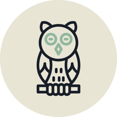 Baykuş baykuş vektör illüstrasyonu