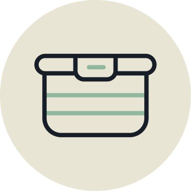 Modern simgenin vektör illüstrasyonu