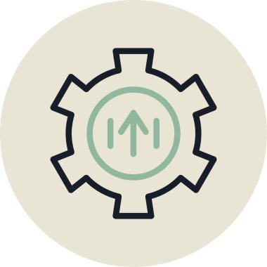 seo modern simgesinin vektör illüstrasyonu