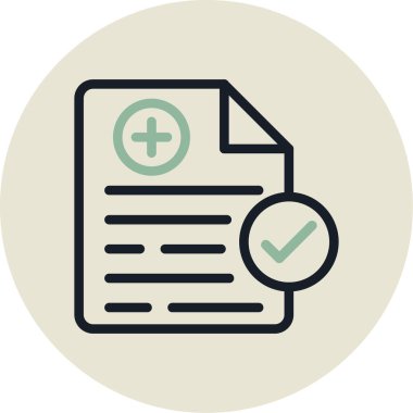 Dosya simgesinin vektör illüstrasyonu