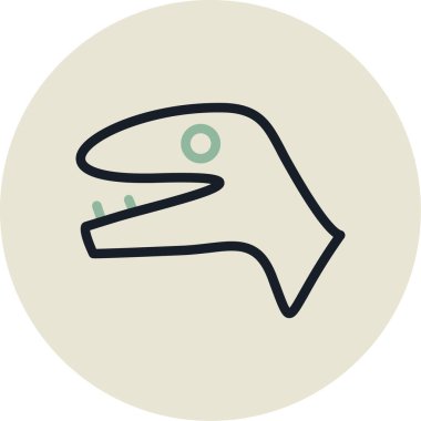 Modern simgenin vektör illüstrasyonu