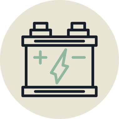 güç simgesi vektör illüstrasyonu