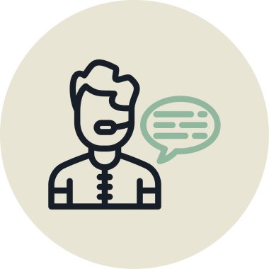 man simgesi vektör illüstrasyonu